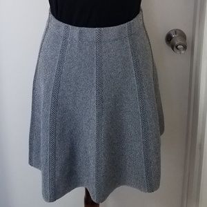 Zara Knit Skater Circle Stretch Skirt Sz S Small